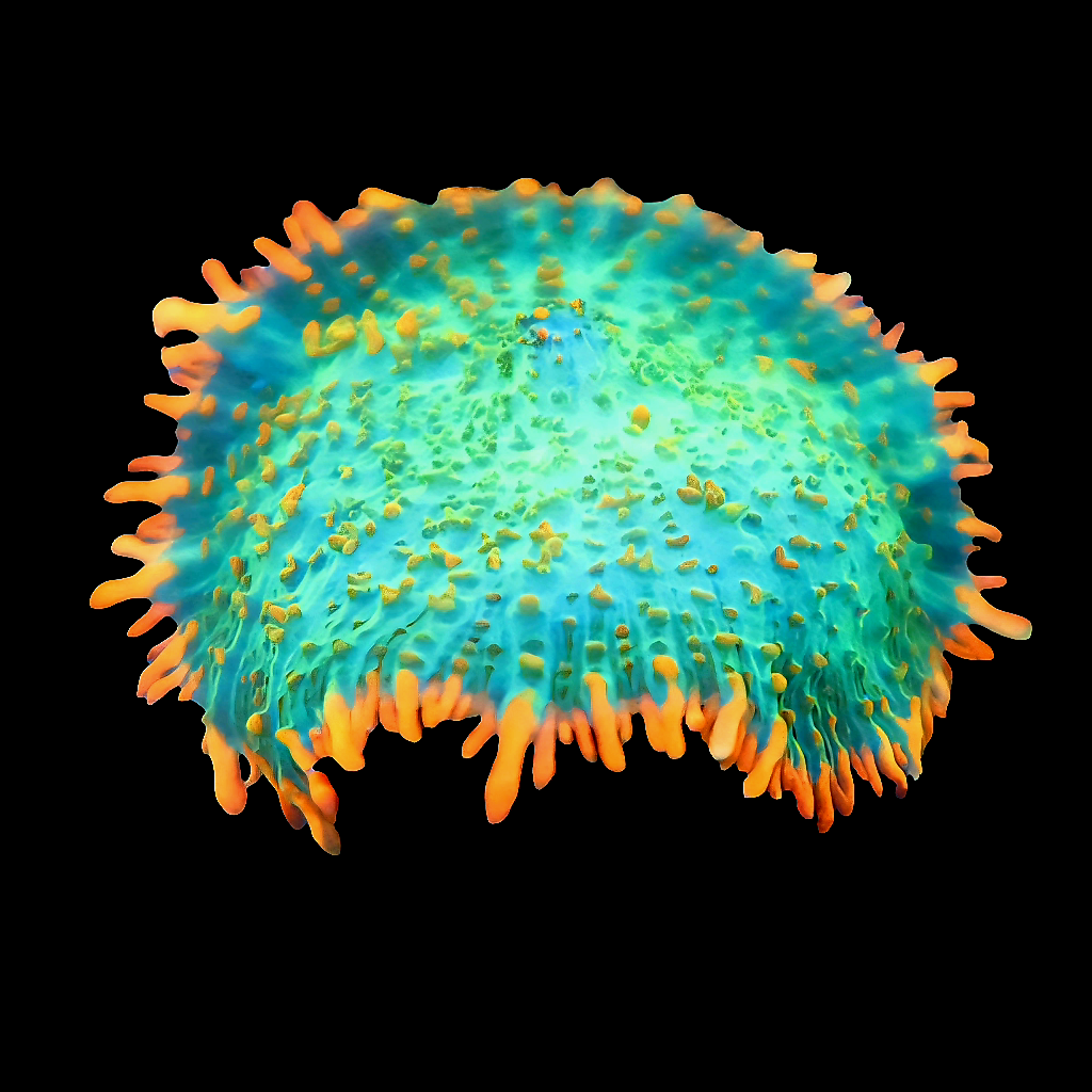 WYSIWYG Forest Fire Mushroom Soft Coral