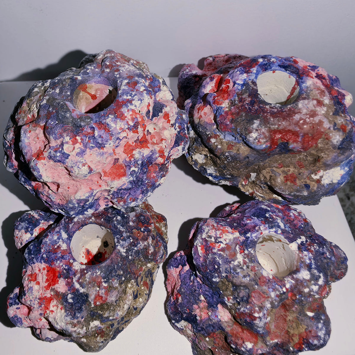 6-Pack EcoQuaria EcoRock Coral Frag Plug Holder/Mount
