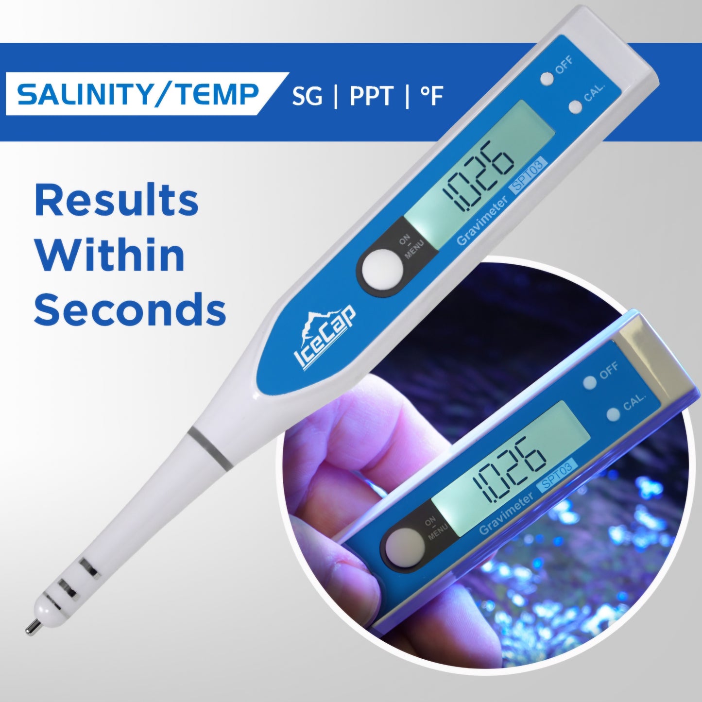 Salinity/Temperature Digital Pocket Tester
